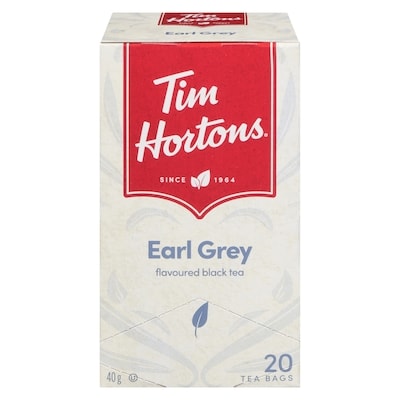 Tim Hortons Tea, Naturally Flavoured Black  Earl Grey 20  Bag 20 ea, $0.30/1ea