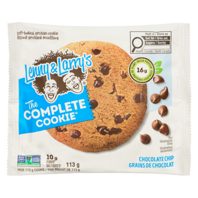 Lenny & Larry’s LENNY&LARRY CHOC CHIP BARRE 113.4 g, 3,08 $/100g