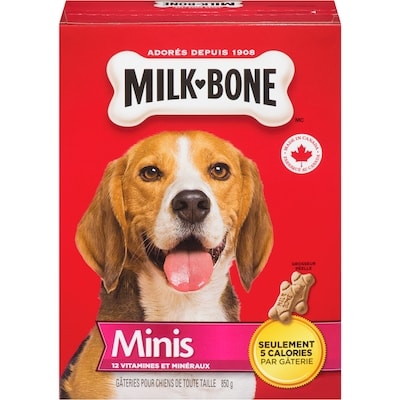 Milk-Bone Biscuits mini originaux 850 g, 0,65 $/100g