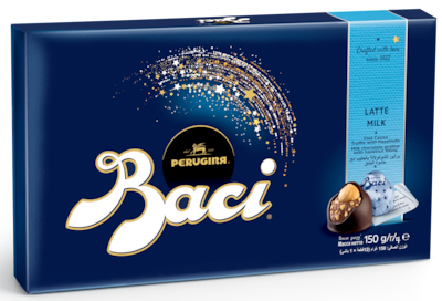Perugina Baci Choc Mlk Box    150 g, $13.33/100g