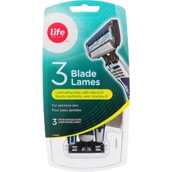 Life Rasoir jetable à trois lames, pour peau sensible 1 ea, 7,99 $/1ch