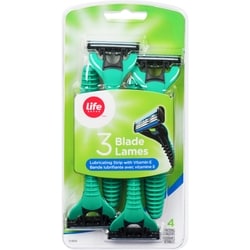 Life Rasoirs jetables à 3 lames pour hommes, peau sensible 1 ea, 6,49 $/1ch