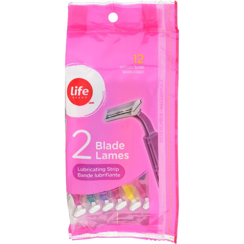 Women Twin Blade Disposable Pastel Razor