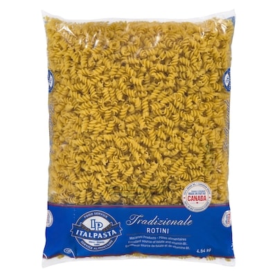 Italpasta Pasta, Tradizionale Macaroni Products Rotini 4.54  4.54 kg, $0.34/100g