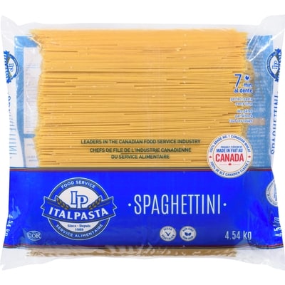 Italpasta Pâtes spaghettini 4.54 kg, 0,34 $/100g