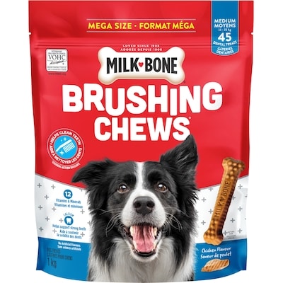 Milkbone Medium Dental Dog Treats 1 kg, $2.00/100g