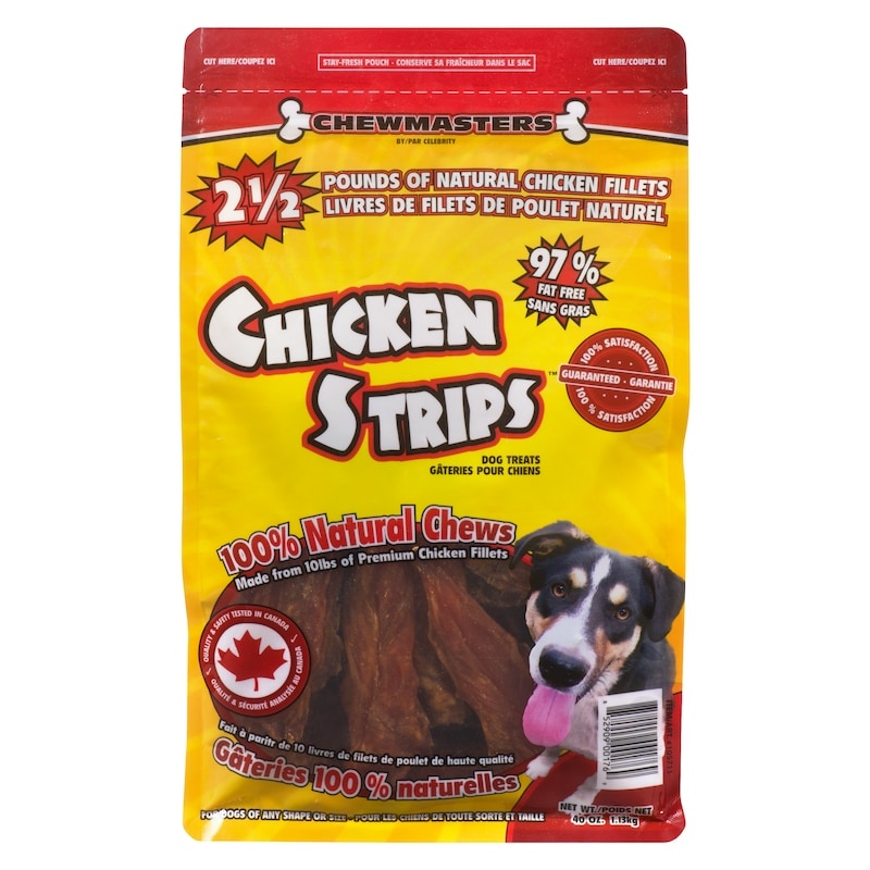 Dog Food, Chicken Strips Dog Treats for Dogs of any Shape or Size