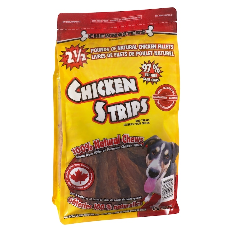 Dog Food, Chicken Strips Dog Treats for Dogs of any Shape or Size