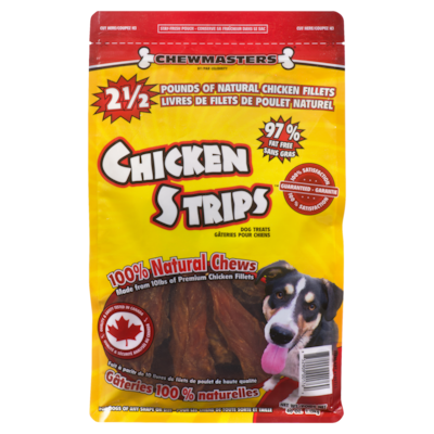 Dog Food, Chicken Strips Dog Treats for Dogs of any Shape or Size