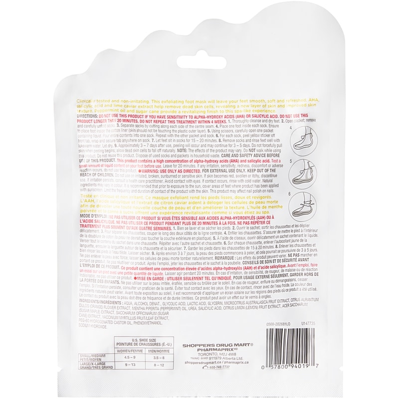 Exfoliating Foot Mask