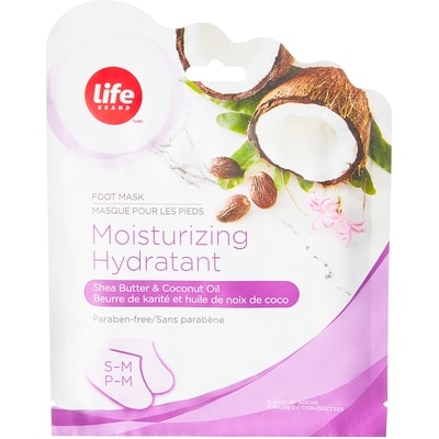 Life Brand Moisturizing Foot Mask 1 ea, $4.00/1ea