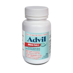 Advil Mini-Gels (Capsules) 70 ea, 0,24 $/1ch
