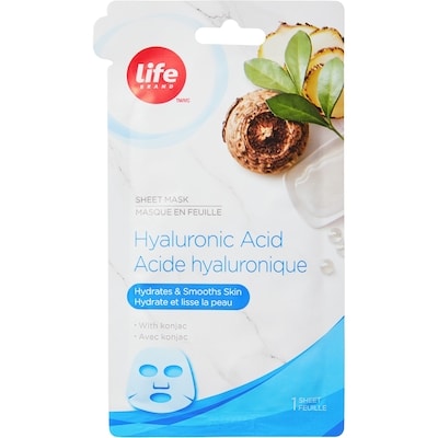Life Masque en feuille à l’acide hyaluronique 1 ea, 1,99 $/1ch
