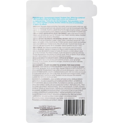 Pore Cleansing White Tea Sheet Mask