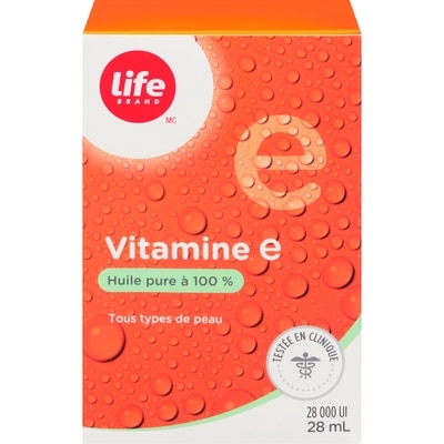Life Huile à la vitamine E pure à 100 % 28 ml, 46,39 $/100ml