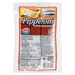 Chris Brothers Honey Garlic Pepperoni 250 g, $2.52/100g