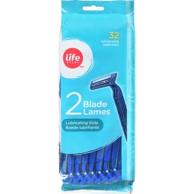 Life Rasoir à deux lames pour hommes Life, 32 unités  1 ea, 8,49 $/1ch