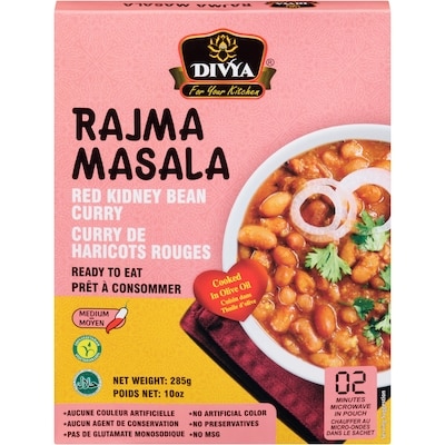 Divya Red Kidney Bean Curry Rajma Masala Medium 300 g, $0.66/100g