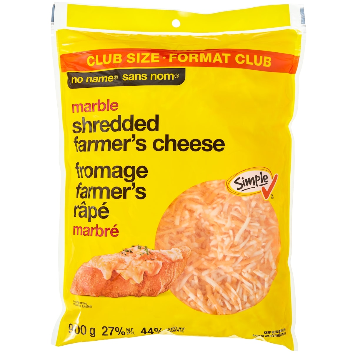 No Name Shredded Marble Farmer's Cheese
