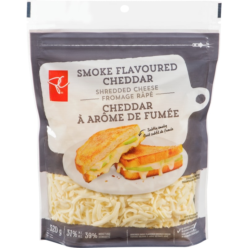 Smoke Flavoured Shredded Cheddar Cheese&nbsp;