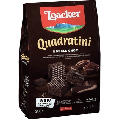 Double chocolat Quadratini