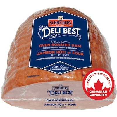Schneiders Jambon rôti au four en petits lots 39,90 $/1kg 18,10 $/1lb