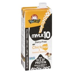 YoFiit Miylk10 Chickpea & Flaxseed Beverage Unsweetened Cinnamon