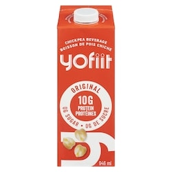 YoFiit Boisson sans sucre aux pois chiches et aux graines de lin YoFiit Miylk10, saveur originale 946 ml, 0,69 $/100ml