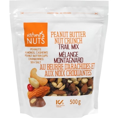 Nature’s Nuts Moule au beurre d’arachide de Nature’s Nuts 500 g, 2,40 $/100g