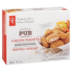 President's Choice Pub Recipe Chicken Nuggets, Fully Cooked - 700