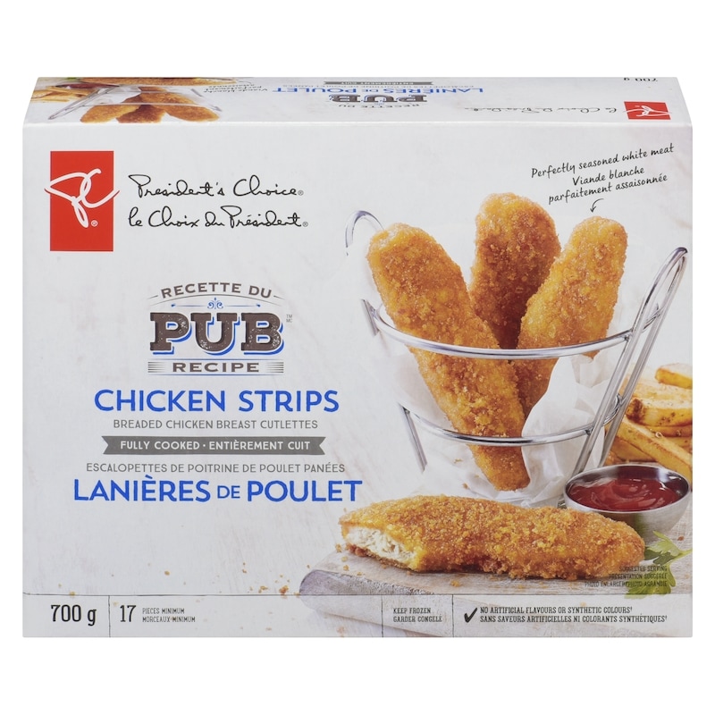 Pub Recipe Chicken Strips, Fully Cooked