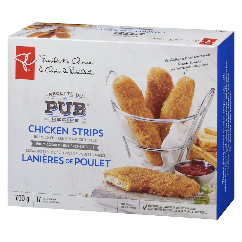 Pub Recipe Chicken Strips, Fully Cooked