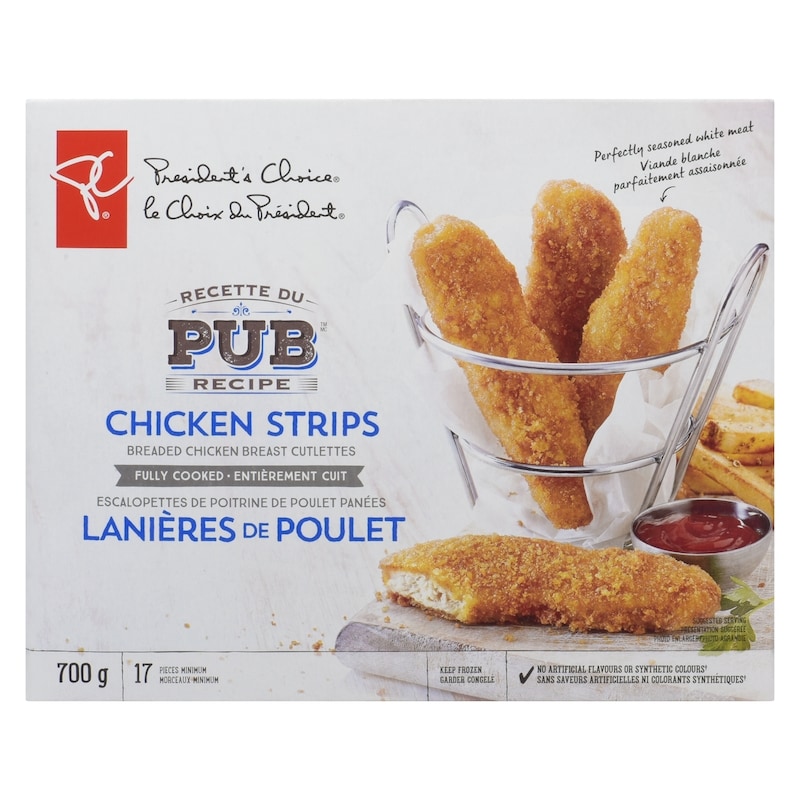 Pub Recipe Chicken Strips, Fully Cooked