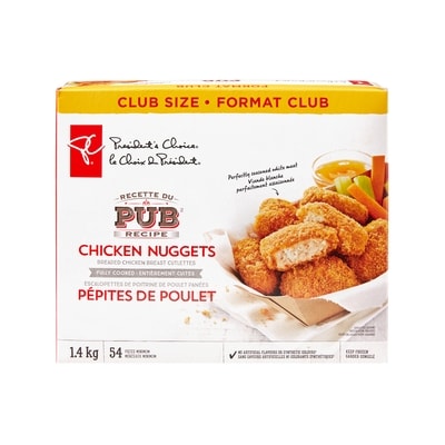le Choix du Président Pépites de poulet format club 1.4 kg, 0,86 $/100g