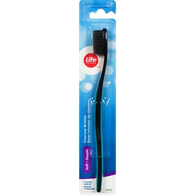 Life Brand Toothbrush Charcoal Bristle 1 ea, $5.00/1ea