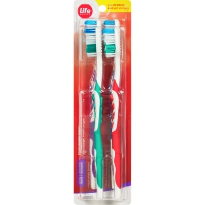 Life Brand Toothbrush Multi angle Clean, Soft 4 ea, $1.50/1ea