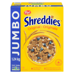 Post Post Shreddies Jumbo 1.24 kg, 0,73 $/100g