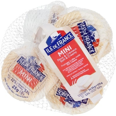 Ile De France Mini-brie Cheese 125 g, $7.03/100g