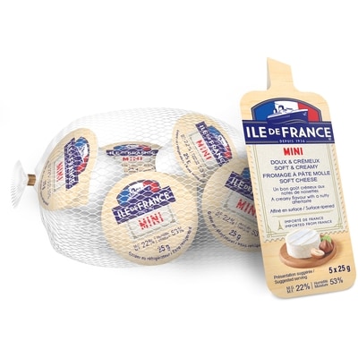 Ile de France Fromage Mini-brie 125 g, 5,99 $/100g