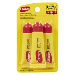 Classic Flavour Squeeze Lip Balm Tube 3 Pack