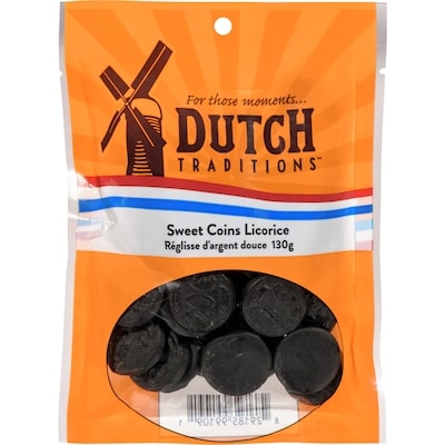 Dutch Traditions Sweet Coin Licorice 135 g, $2.21/100g