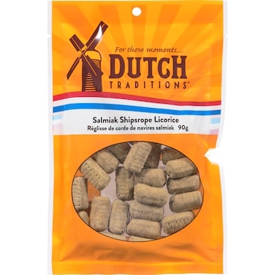 Dutch Traditions Hard Salmiak Candy With Powdered Salmiak Filling 95 g, $3.15/100g