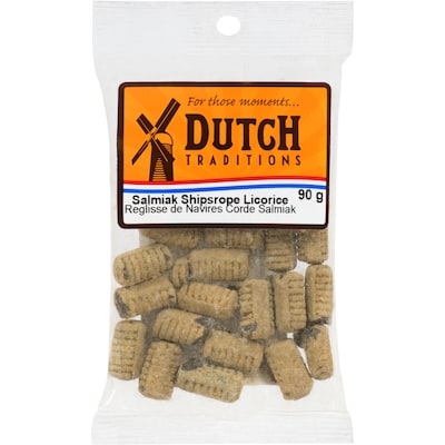 Dutch Traditions Bonbons Salmiak Garnis De Salmiak En Poudre 95 g, 3,15 $/100g