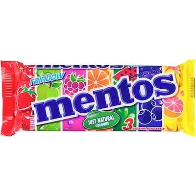 Mentos Rainbow Candy 123 g, $2.43/100g