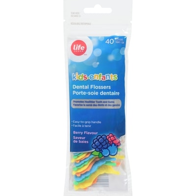 Life Brand Kids Dental Flossers 40 ea, $0.11/1ea