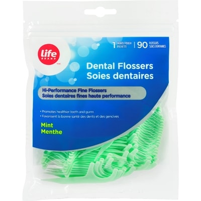 Life Porte-fils dentaires, menthe 90 ea, 0,06 $/1ch