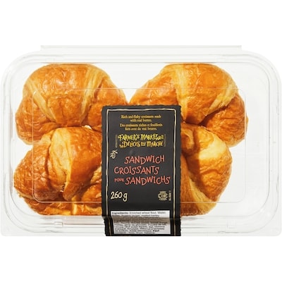 Farmer's Market Sandwich Croissant 4-Pack 260 g, $2.12/100g