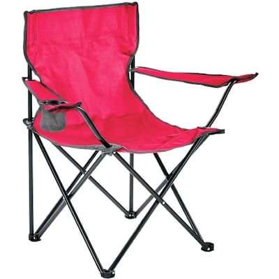 Everyday Essentials Chaise De Camping Quad Rouge 1 ea, 15,00 $/1ch