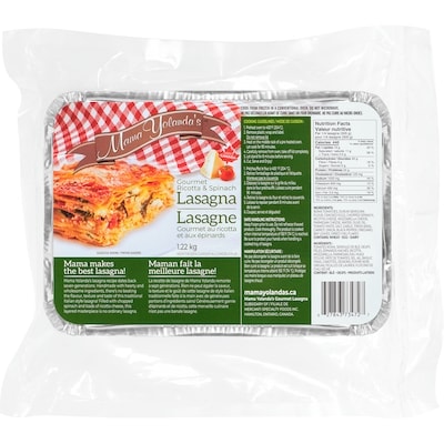 Mama Yolanda's Mini Ricotta and Spinach Lasagna 1.22 kg, $1.39/100g