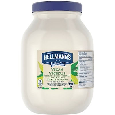 Hellmann's Mayonnaise Vegan 3.78 l, $1.01/100ml